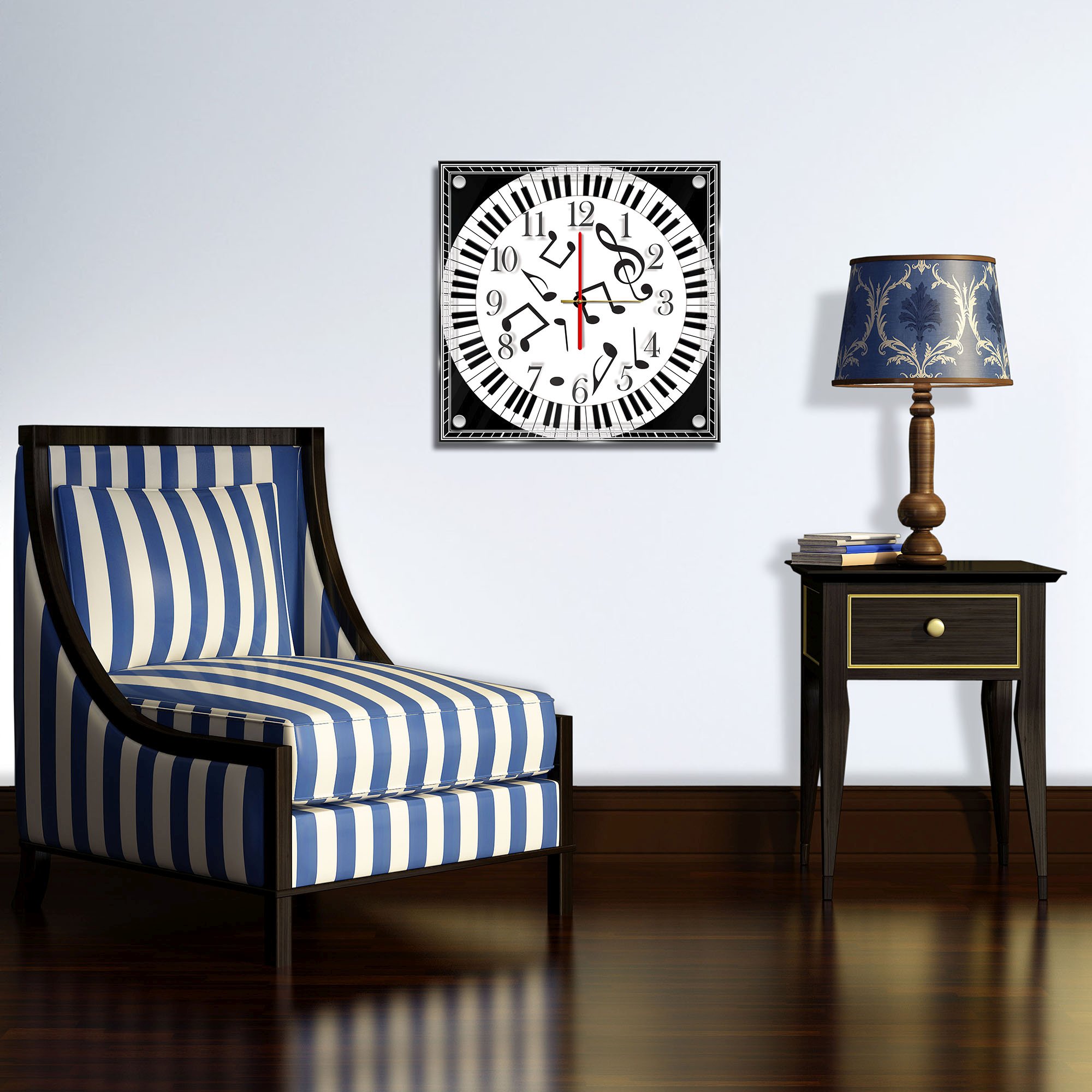 Round Piano With Tunes Decorate Your World
